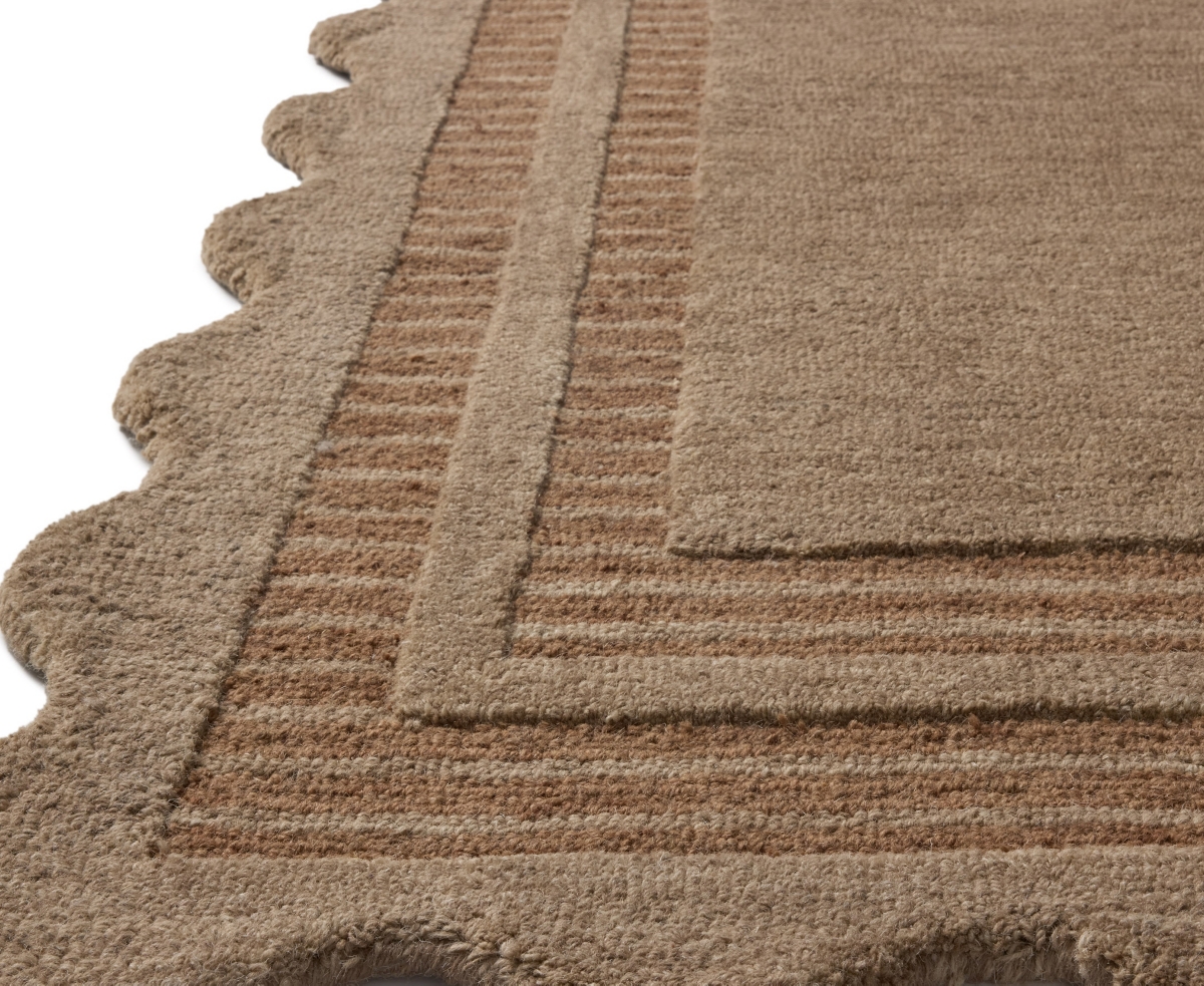 Chris Loves Julia Scottie Sco-01 8'6''x11'6'' Area Rug In Mocha,clay