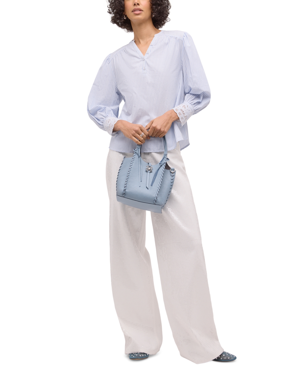 SAM EDELMAN SYLVIA SMALL CROSSBODY TOTE BAG 