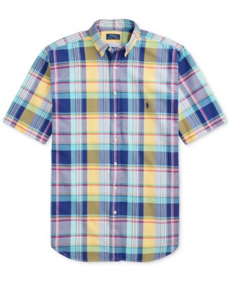 Men's Big & Tall Plaid Oxford Shirt