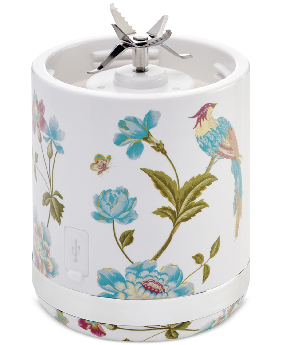 Laura Ashley Cordless Portable Single-serve Smoothie Maker In Elveden White