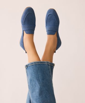 Women's Tye Knit Slip On Loafers