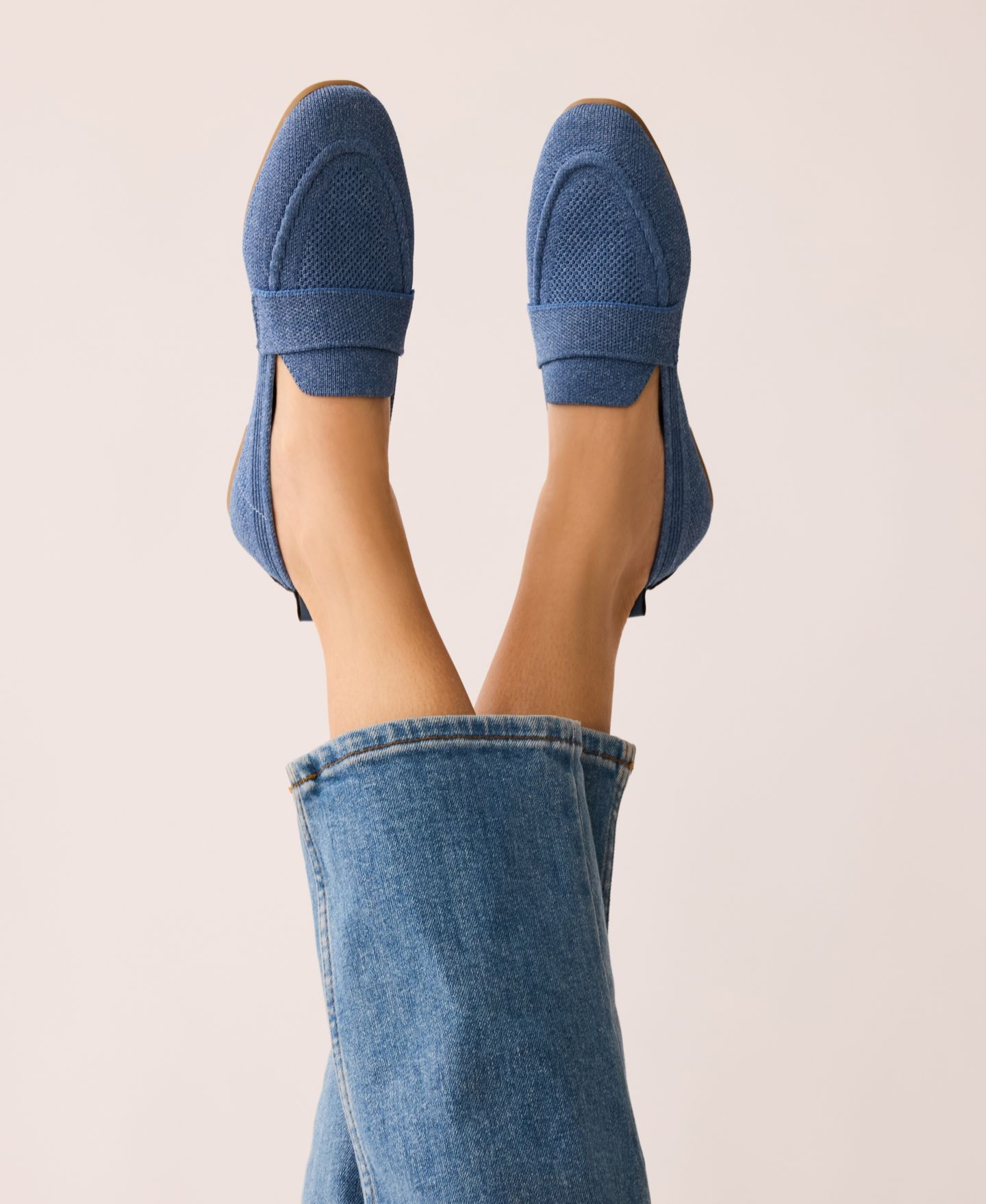 Женские туфли Anne Klein Tye Knit Slip On, цвет: Синий — фото 8