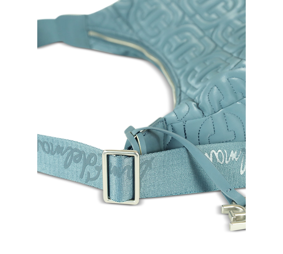 Shop Sam Edelman Ethyl Crescent Sling Crossbody In Denim Blue