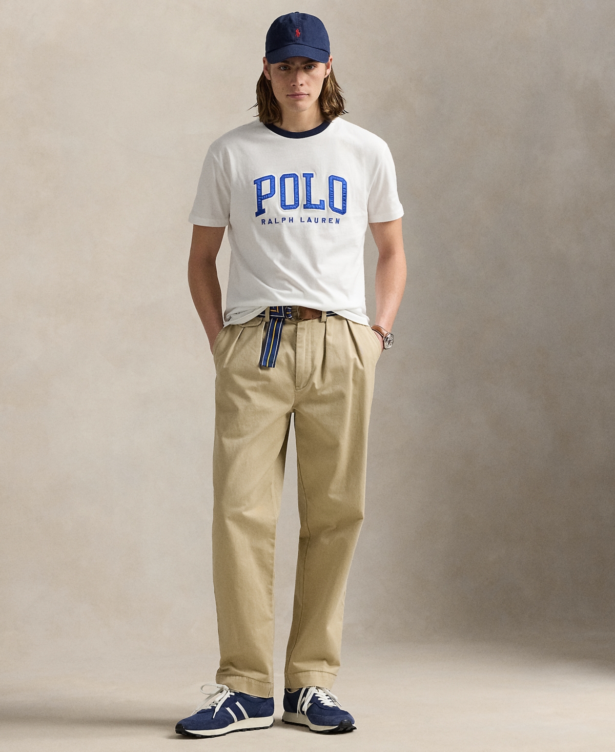 Polo Ralph Lauren Men's Classic-Fit Letterman-Logo T-Shirt