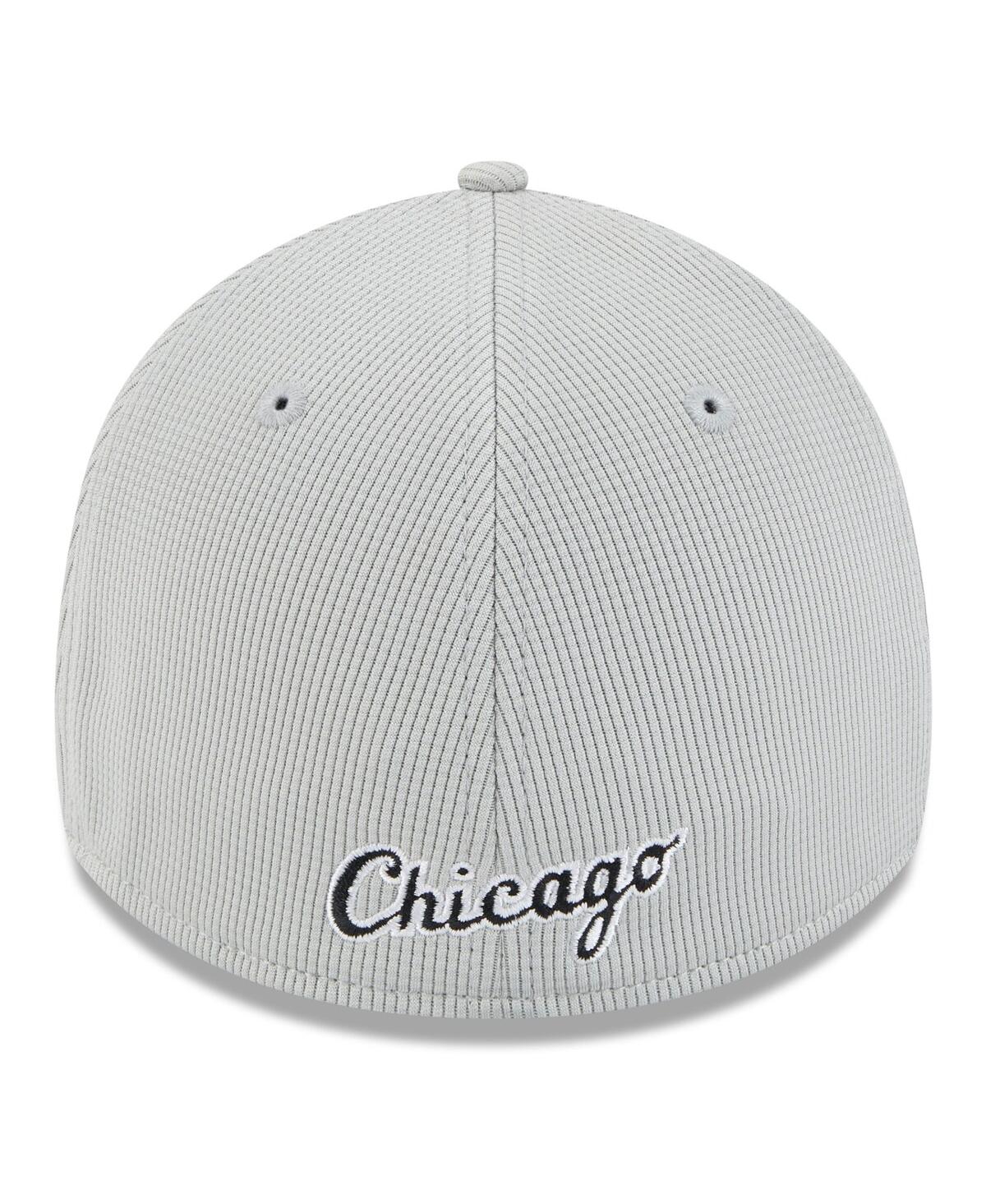 Shop New Era Men's Gray Chicago White Sox 2025 Spring Training 39thirty Flex Hat