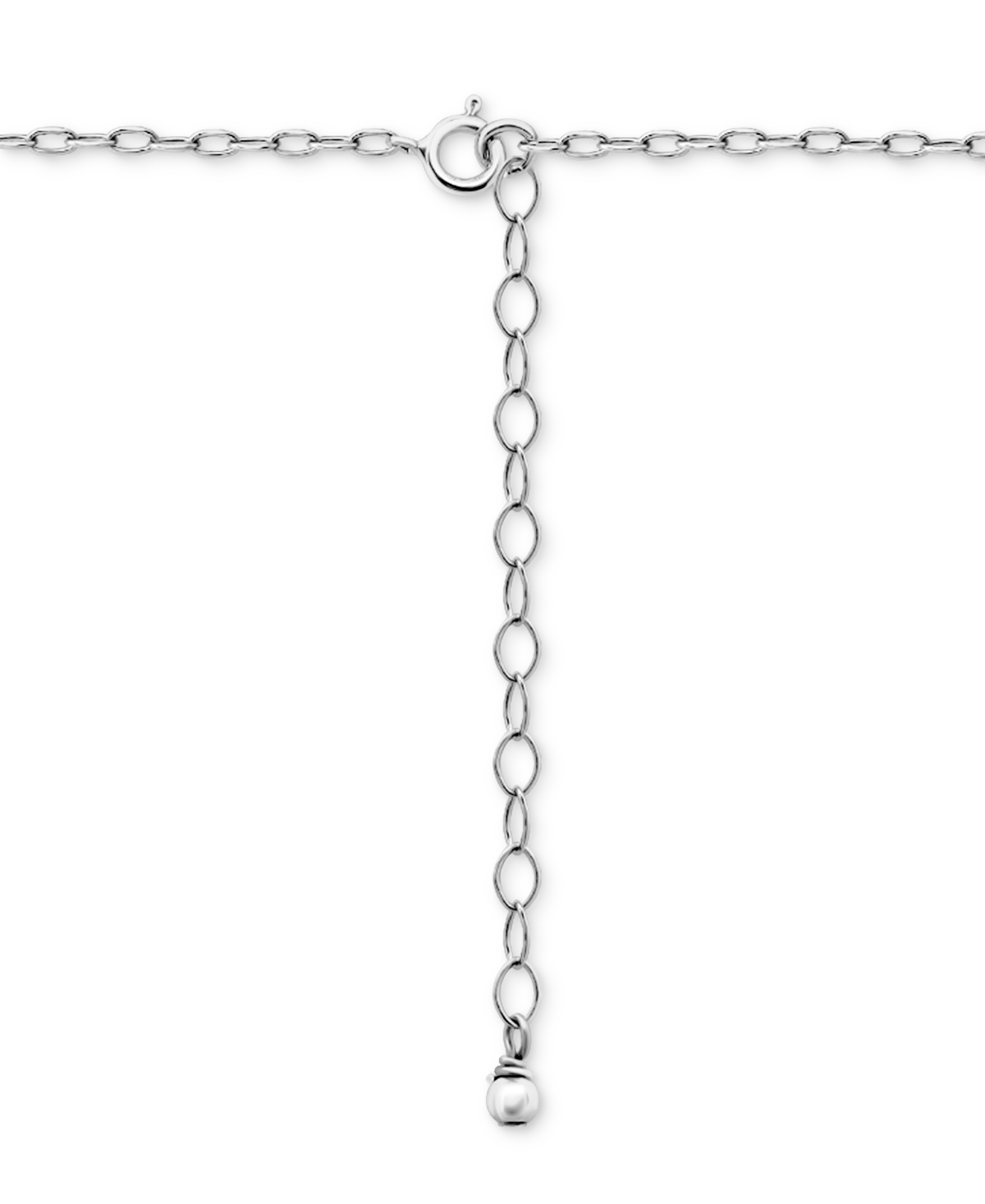 Giani Bernini Cubic Zirconia Bezel Set Solitaire Pendant Necklace, 16" + 2" Extender, Exclusively At Macy's In Silver