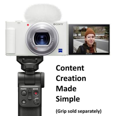 ZV-1 Compact 4K HD Camera, White