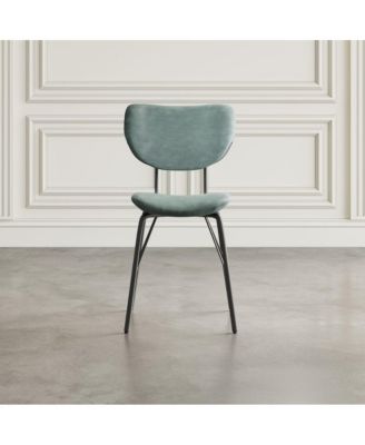 Modern Split-Back Upholstered Dining Chair (Set of 2)