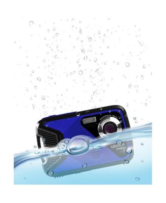 MN30WP 21MP Full HD 2.8" Touch LCD Screen Waterproof Digital Camera, Blue