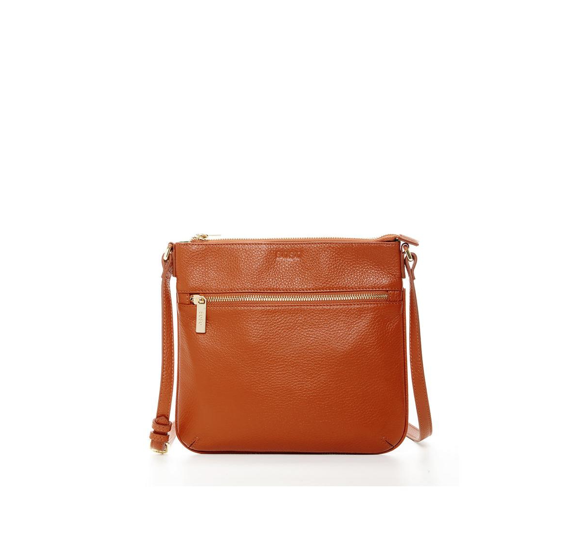 Leather Messenger Bag Brown Leather Crossbody Purse Women's Handbag
