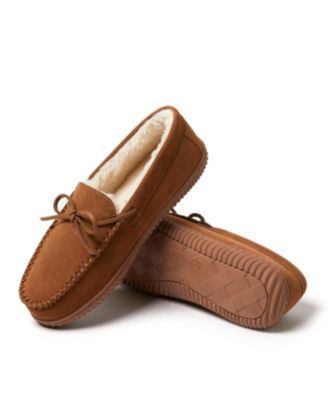 Men's Douglas Genuine Suede Moccasin House Shoe Slipper