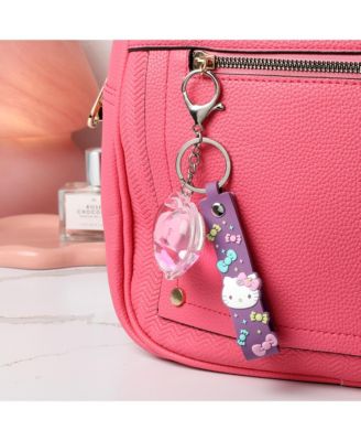 Heart Liquid Keychain with Wrist Strap - Travel Gifts