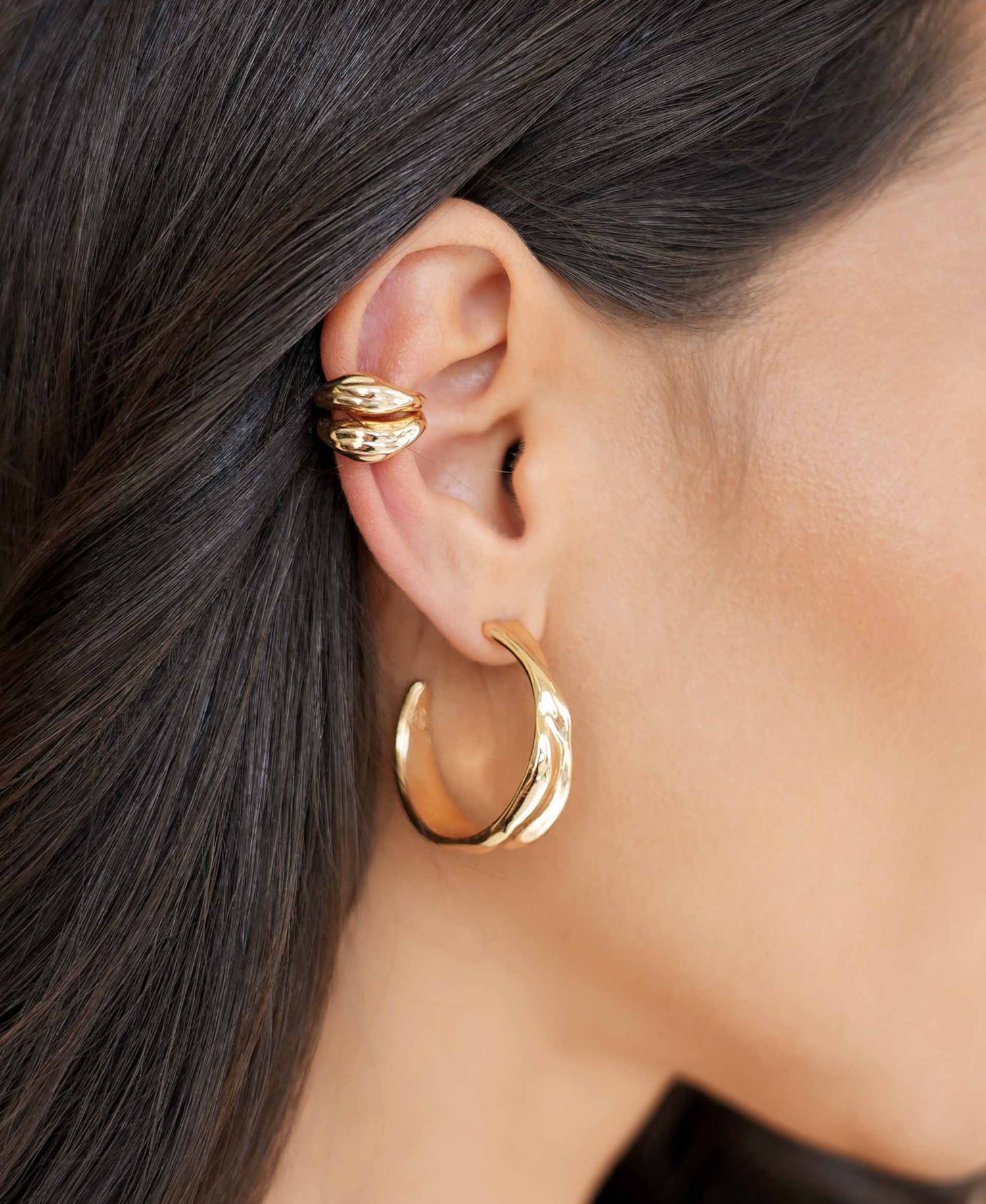 Liquid Lux Hoop Earrings