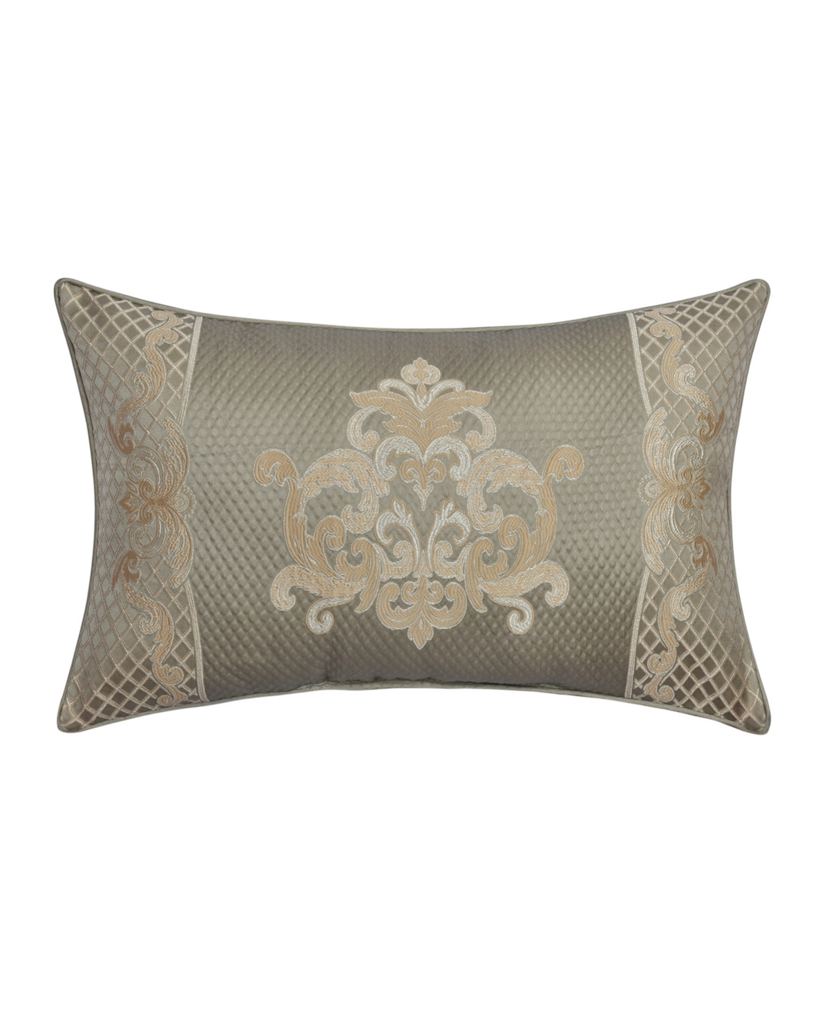J Queen New York Piazza Boudoir Decorative Pillow, 14" X 21" In Sage