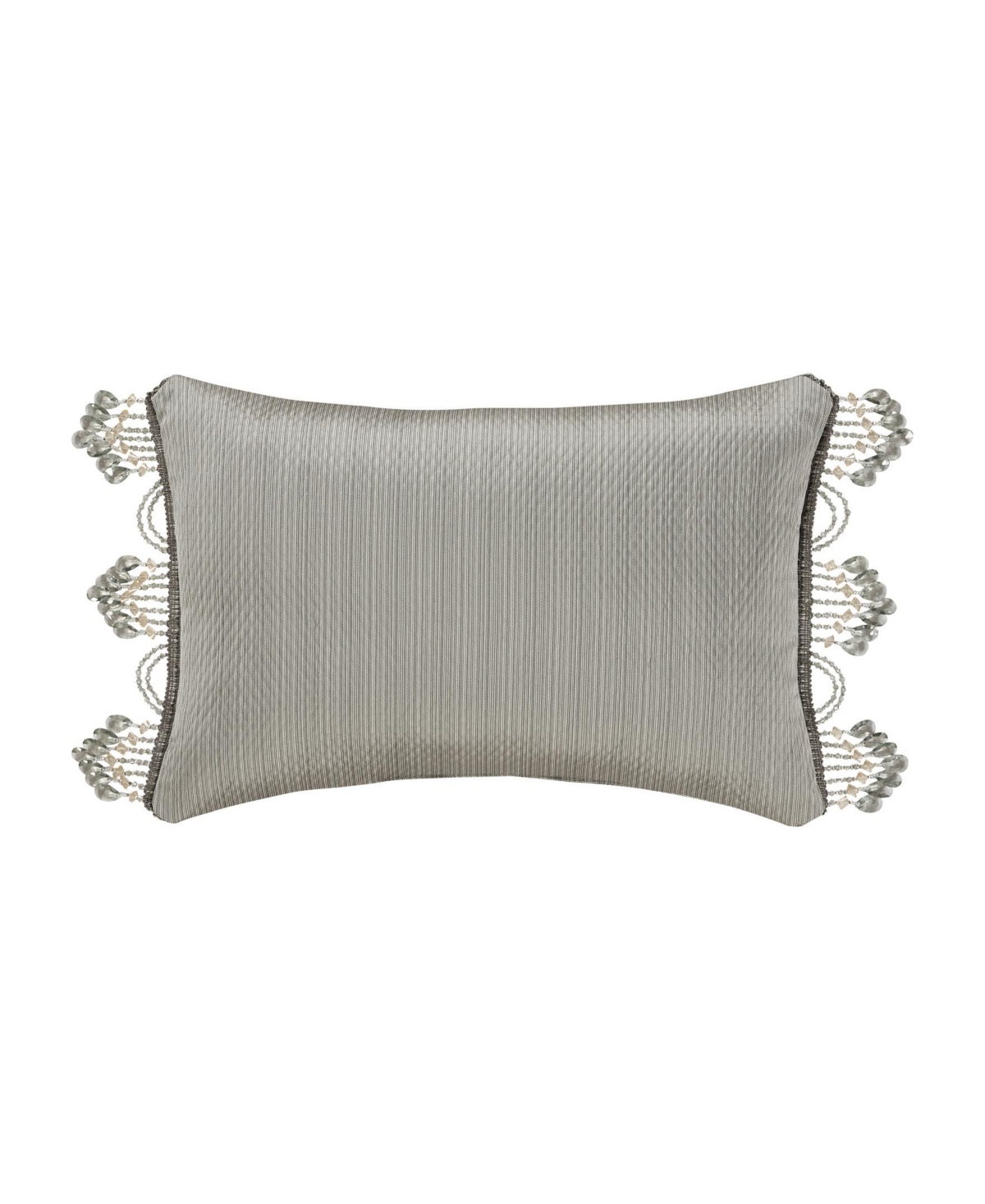 J Queen New York Martina Boudoir Decorative Pillow, 15" X 22" In Sage