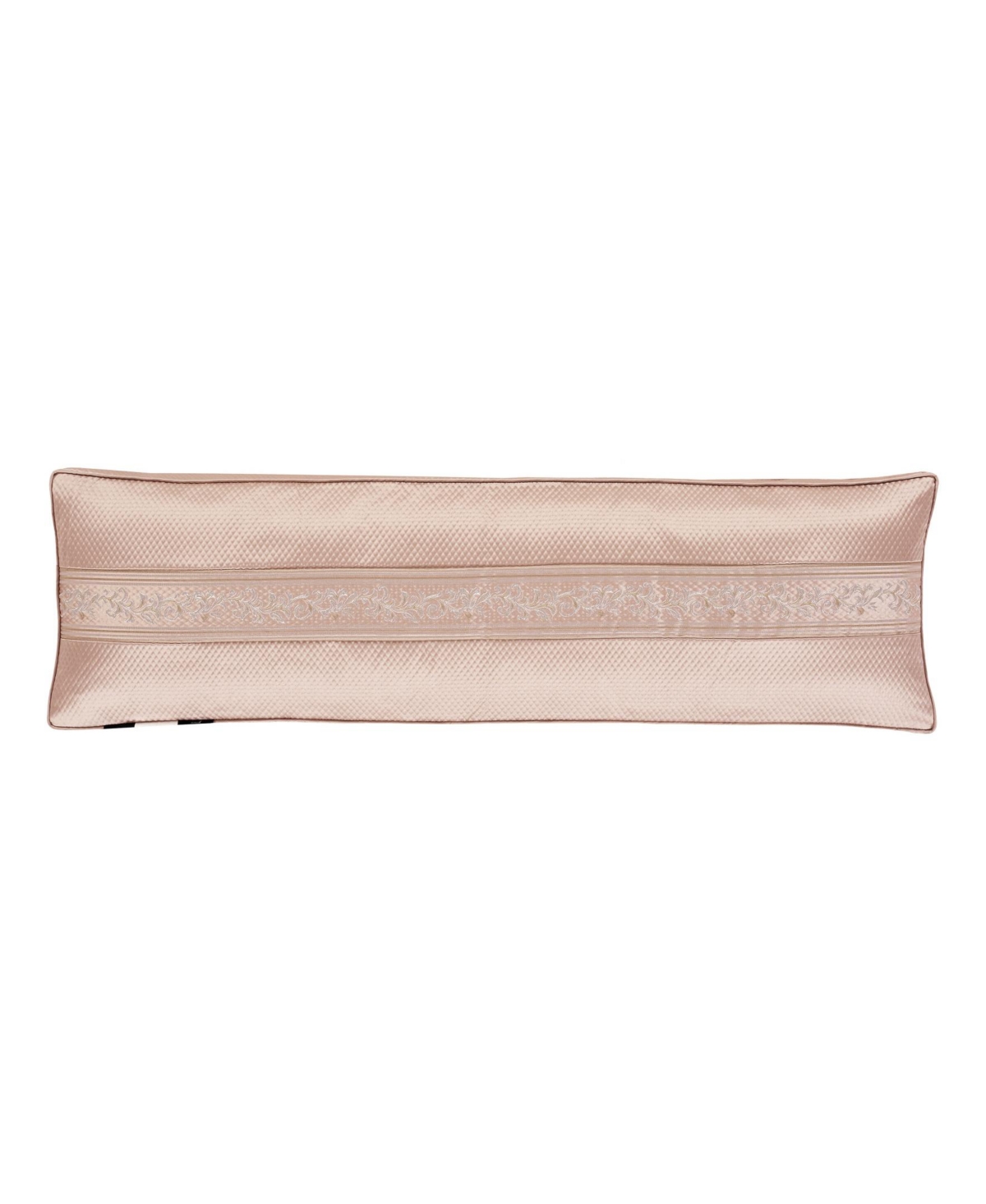 J Queen New York Rosewater Bolster Decorative Pillow, 15" X 52" In Blush