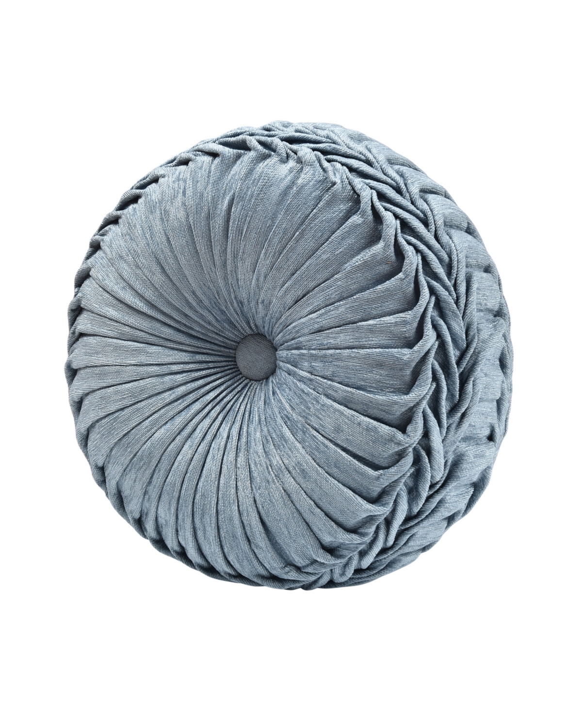 J Queen New York Celtic Tufted Decorative Pillow, 15" Round In Spa