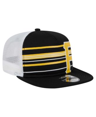 Men's Black Pittsburgh Pirates 9FIFTY A-Frame Trucker Snapback Hat