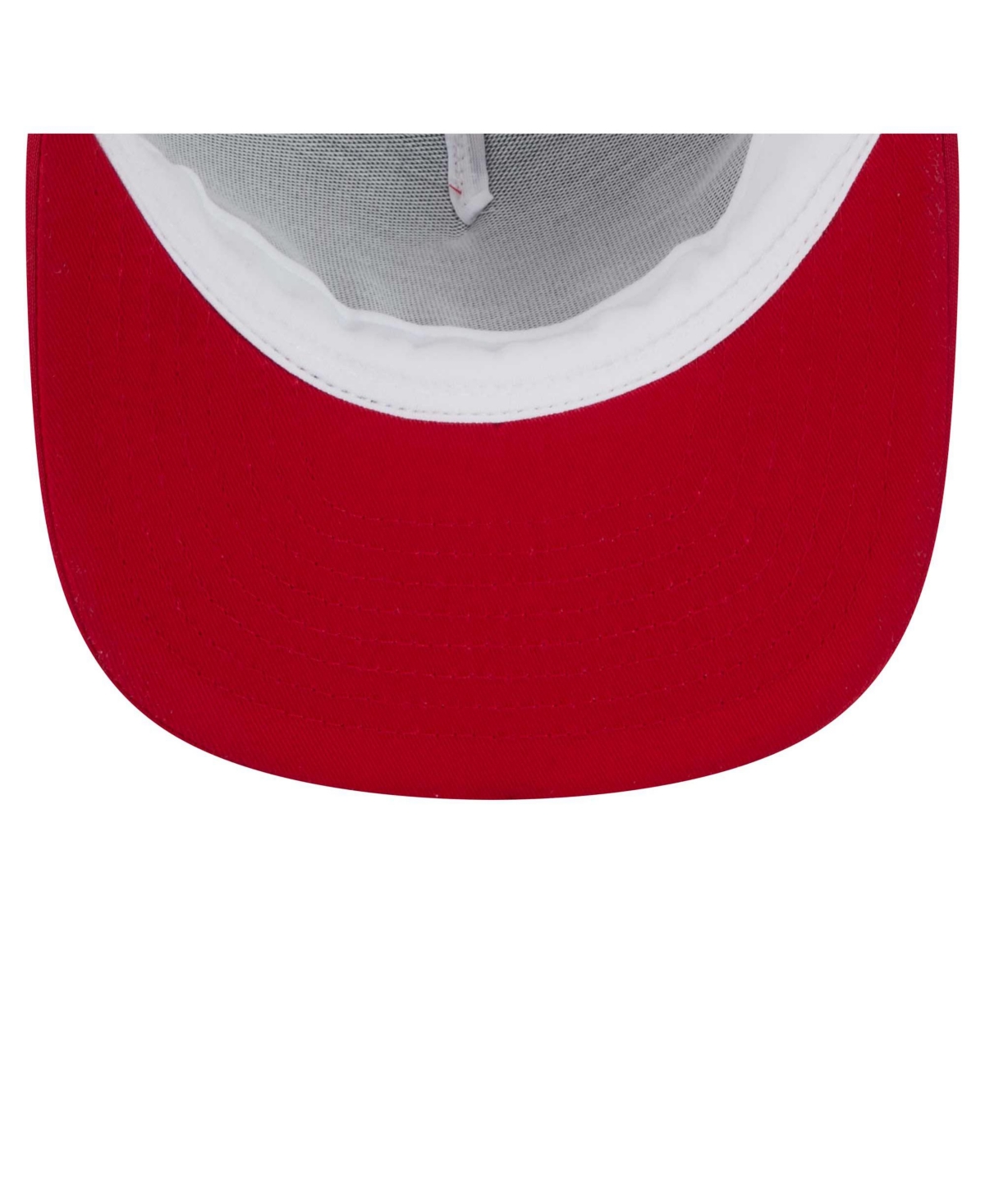 New Era Men's Red Los Angeles Angels 9fifty A-frame Trucker Snapback Hat In Red