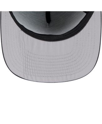 Men's Black Philadelphia 76ers Vented 9FIFTY A-Frame Snapback Hat