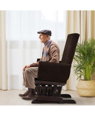 Baby Nursery Relax Rocker Rocking Chair Glider & Ottoman Set