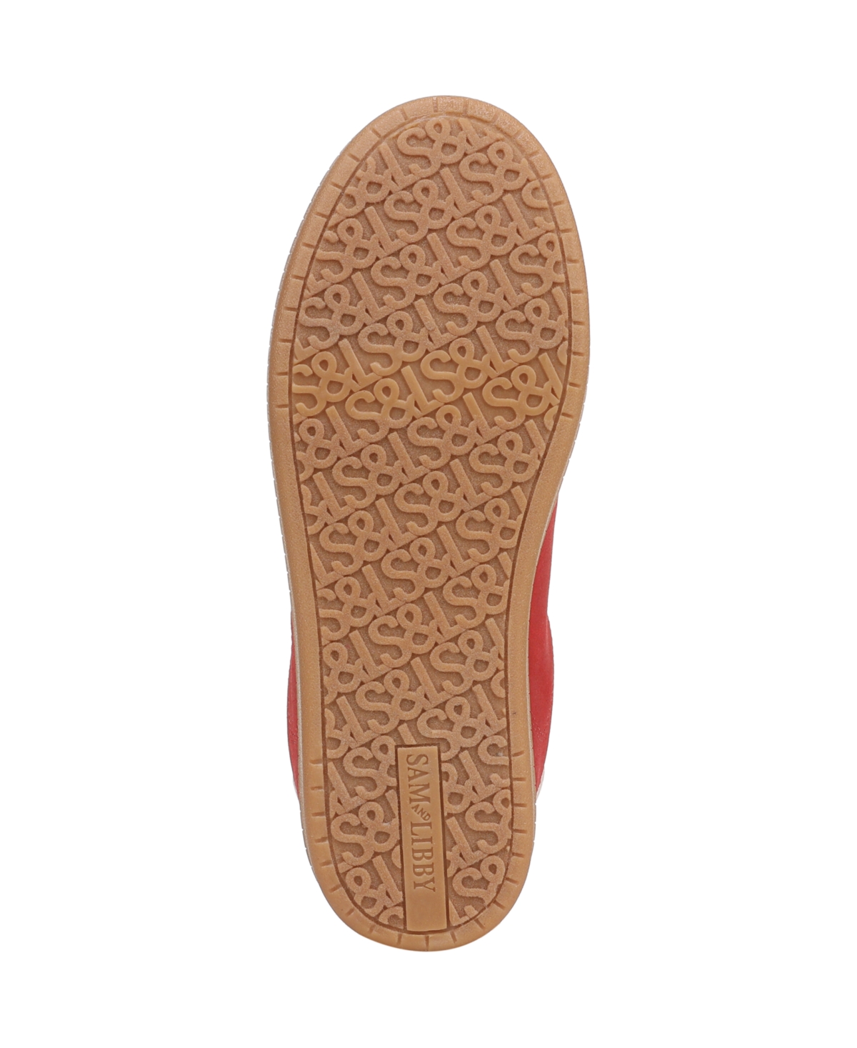 Sam & Libby Women's Waverly Triple Strap Slip On Sneakers In Red Coral