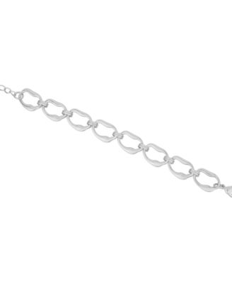 Cubic Zirconia Link Chain Bracelet