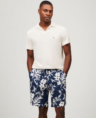 Men's Regular-Fit Toweling Texture Polo Shirt