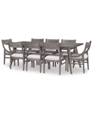 Greystone II 9-Pc. Dining Set (Rectangular Table & 8 Side Chairs)