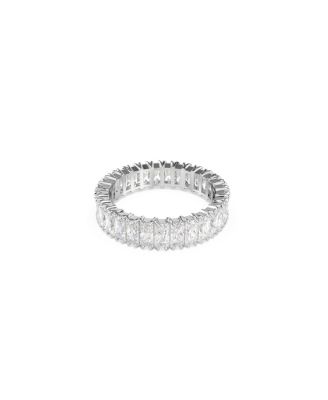 Crystal Baguette Cut Radiant Band Ring