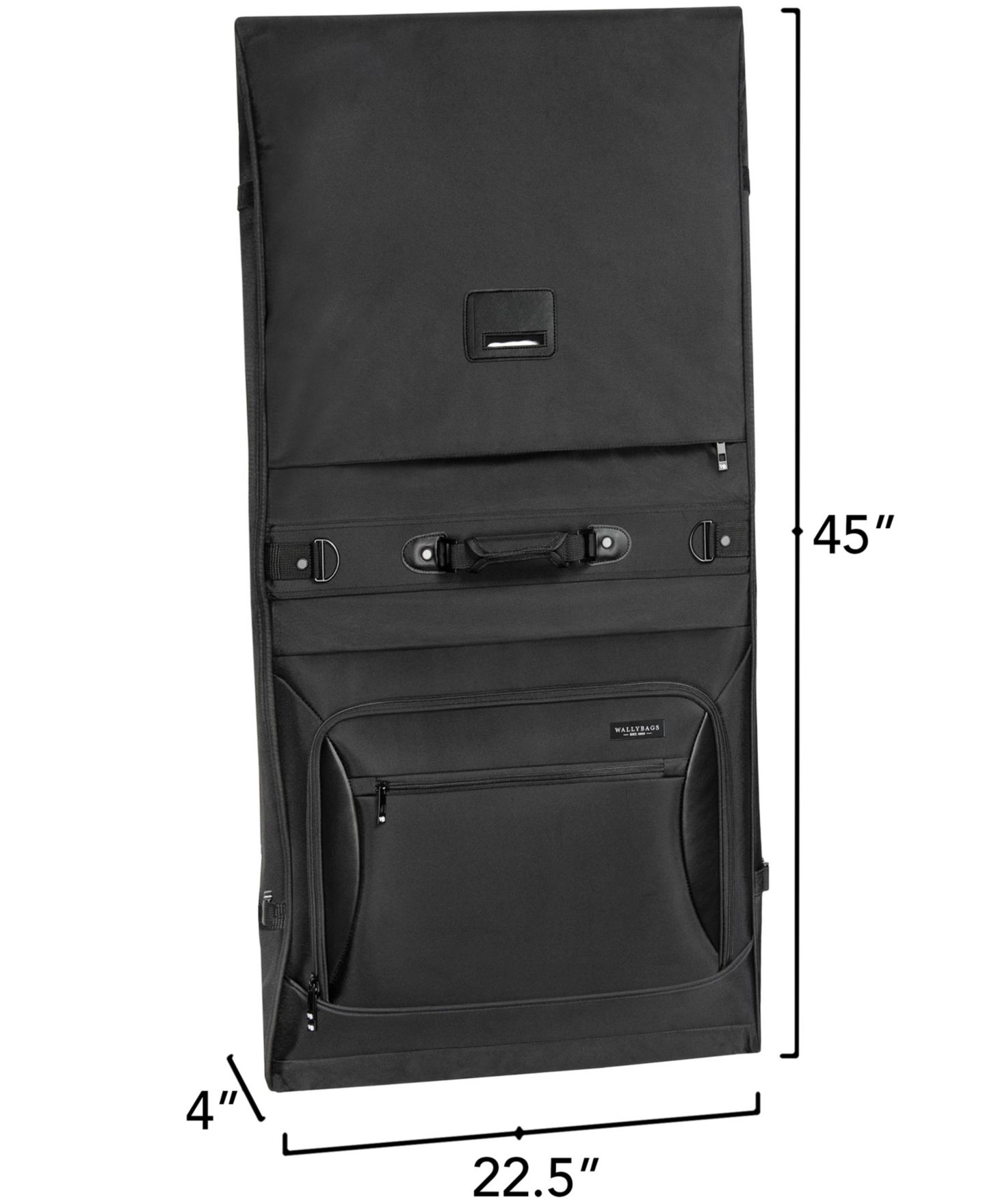 Сумка WallyBags 45" Premium Garment, цвет: Чёрный — фото 2