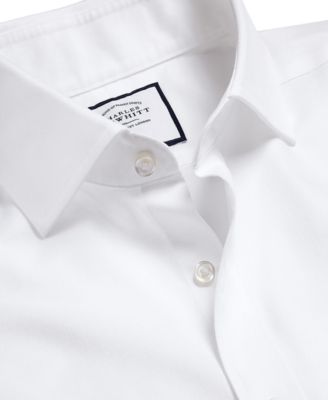 Men's Slim-Fit Twill Dress Shirt 