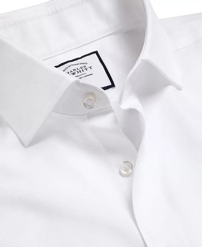 Men's Spread Collar Cotton Dress Shirt - thumbnail 7