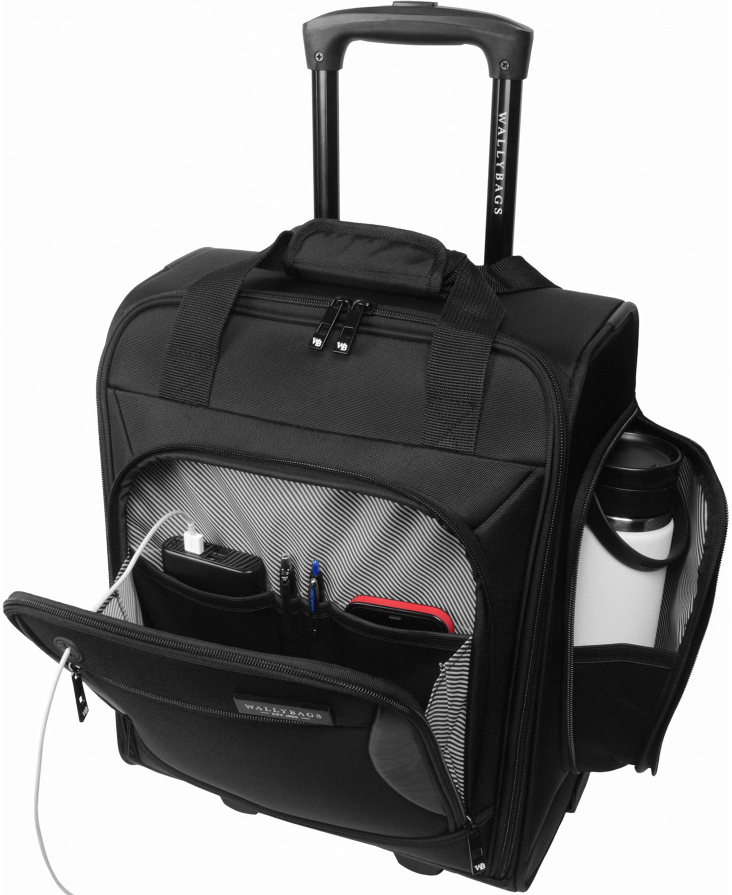 Сумка WallyBags 16" Underseat, цвет: Чёрный — фото 4
