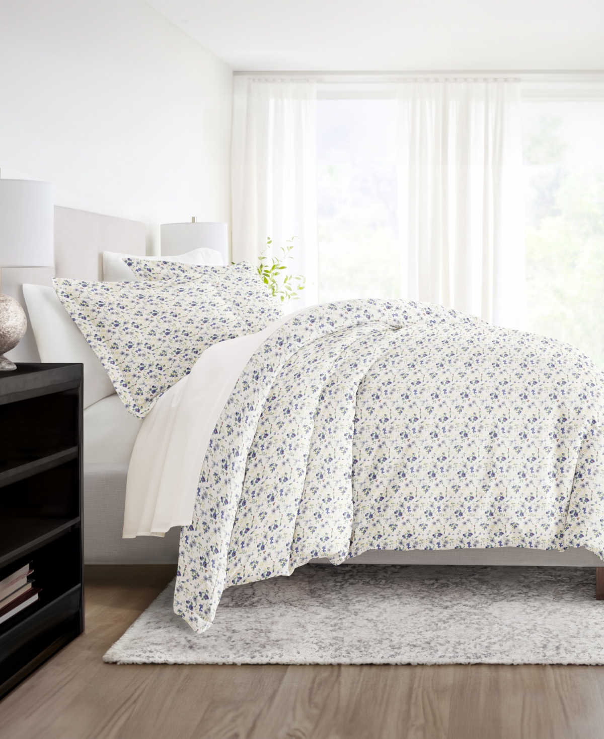 ienjoy Home Tranquil Sleep Patterned Duvet Cover Set, King/California King