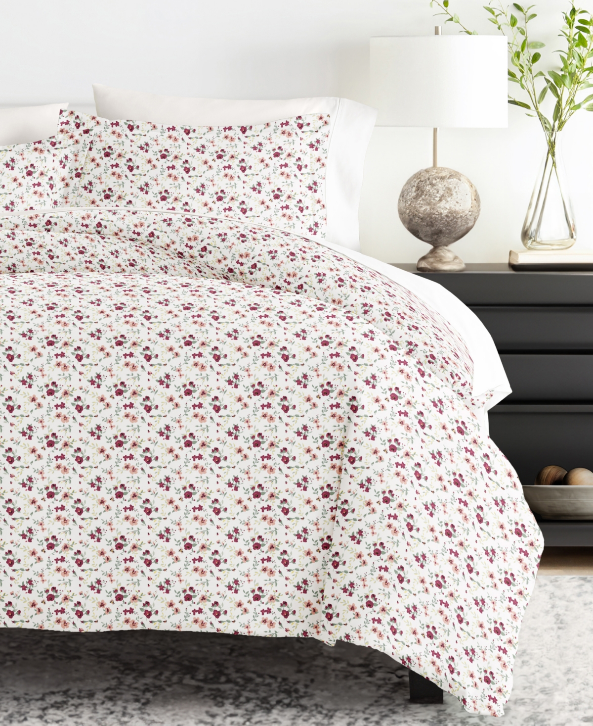 ienjoy Home Tranquil Sleep Patterned Duvet Cover Set, King/California King