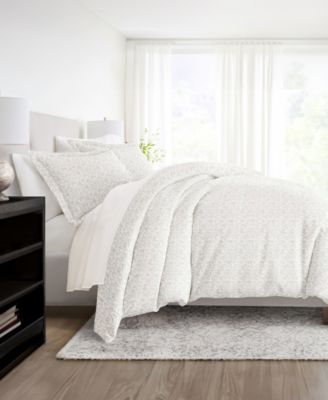 Tranquil Sleep Patterned Duvet Cover Set, Full/Queen