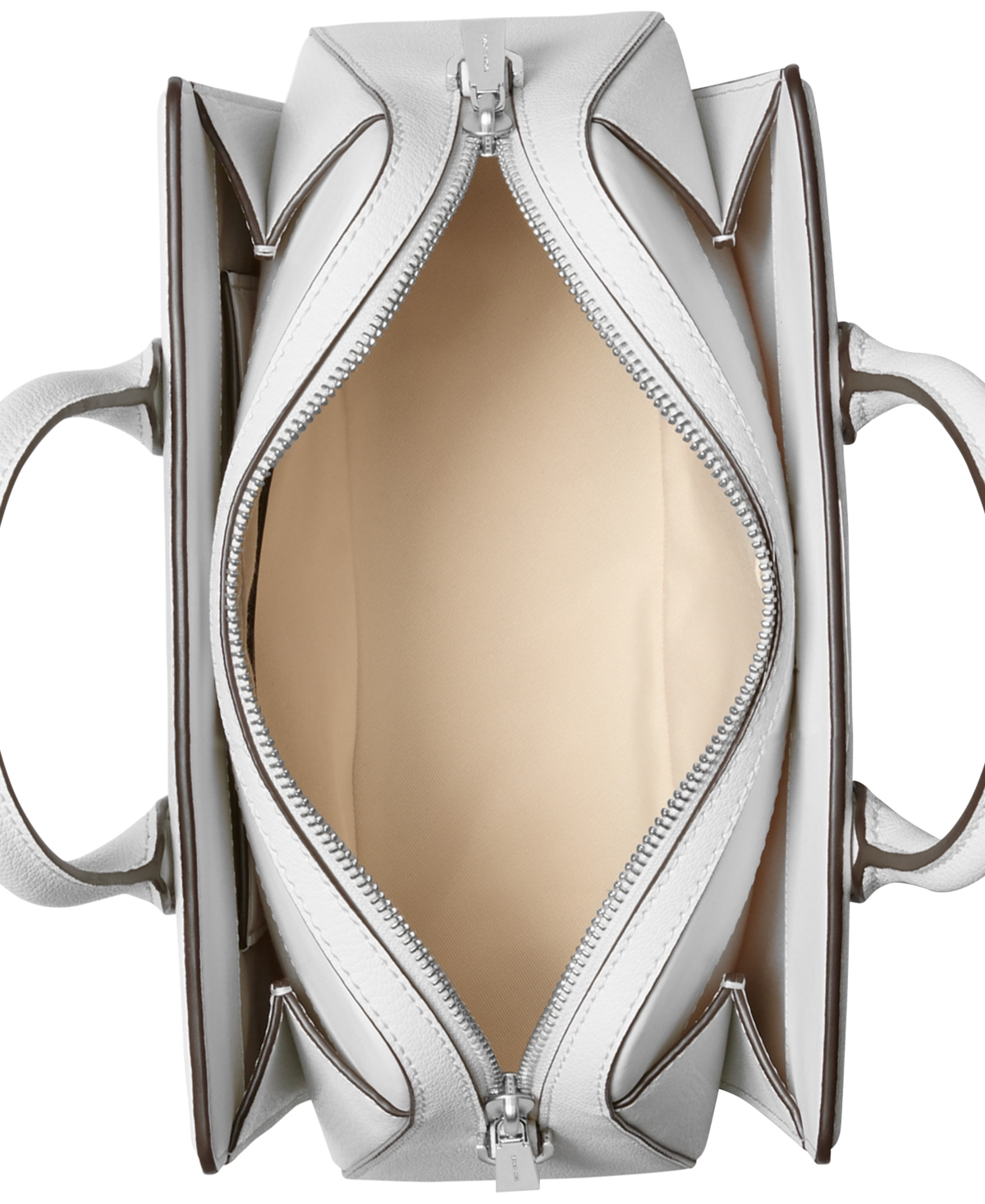 Michael Kors Michael  Laila Small Satchel In Optic White