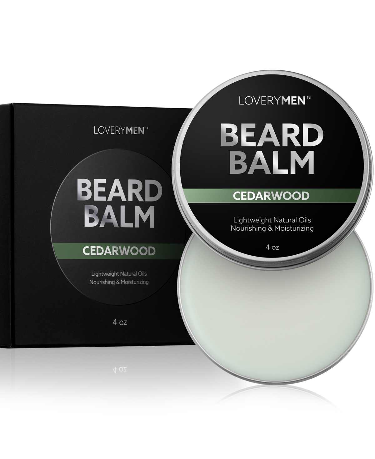 LoveryMen Cedarwood Beard Balm, 4 oz.