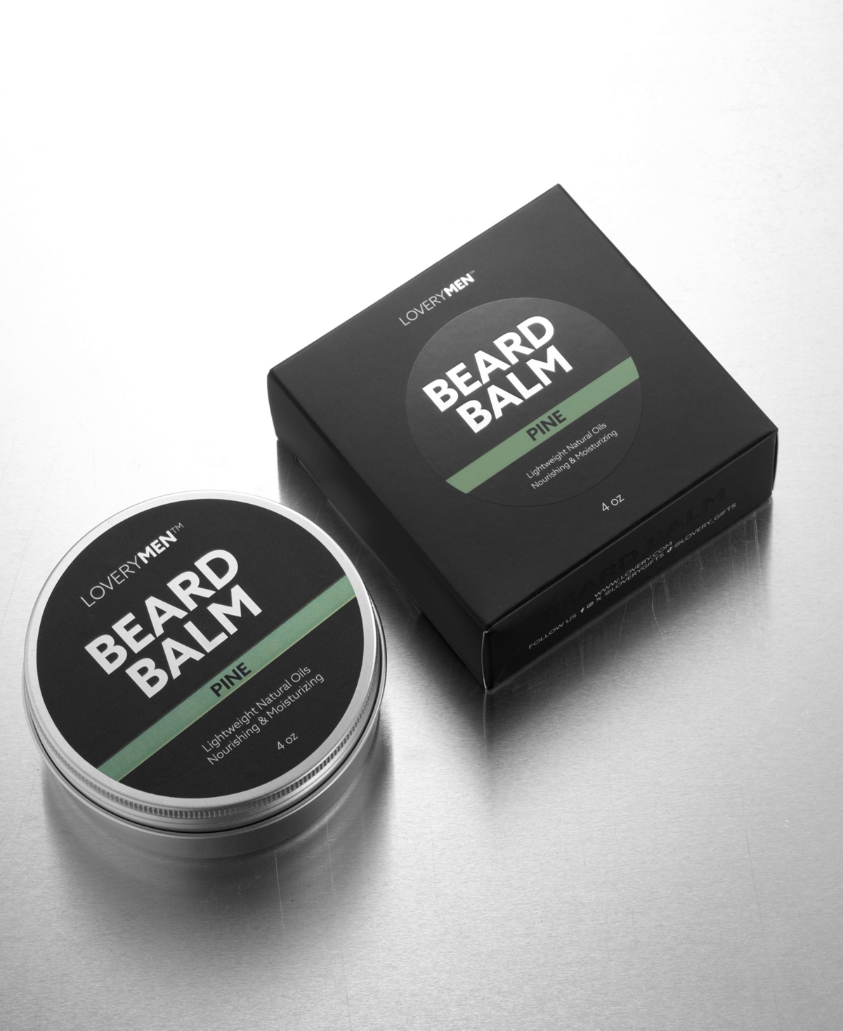 Lovery Men Pine Beard Balm, 4 Oz. In No Color