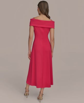 Women's Criss-Cross Off-Shoulder Dress