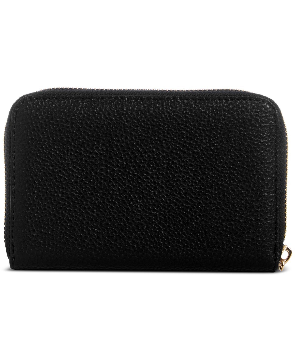 Guess Micaela Boxed Medium Zip-around Wallet In Black