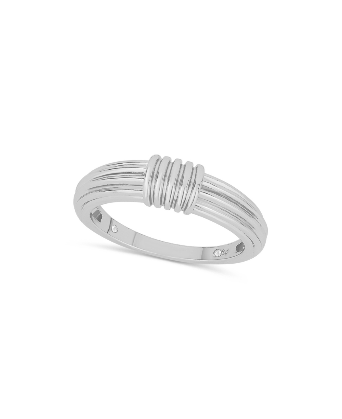 And Now This Gold Textured Statement Ring In Metallic