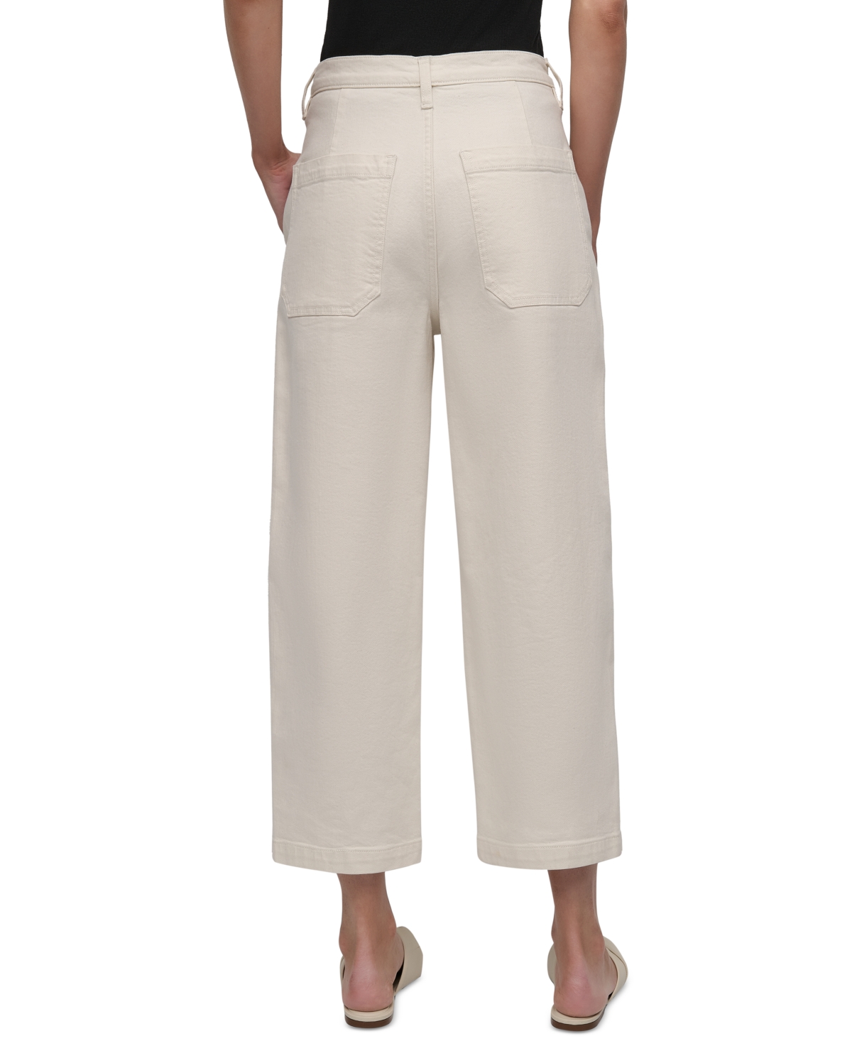 DKNY JEANS WOMEN'S HIGH-RISE UTILITY BARREL JEANS 