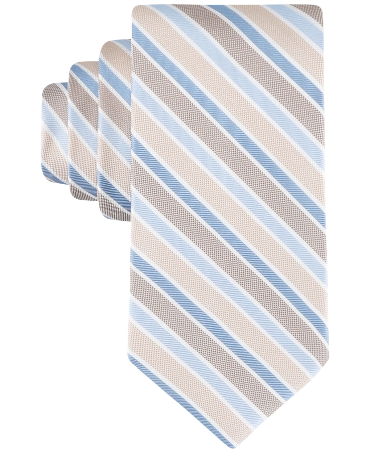 Tommy Hilfiger Men's Artesia Stripe Tie In Taupe