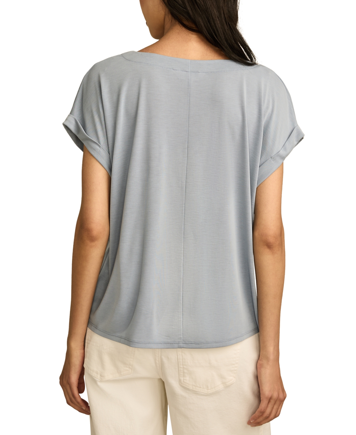 Lucky Brand Women's Sandwash Notch-Neck T-Shirt