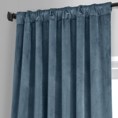 Signature Plush Velvet Hotel Blackout Curtain