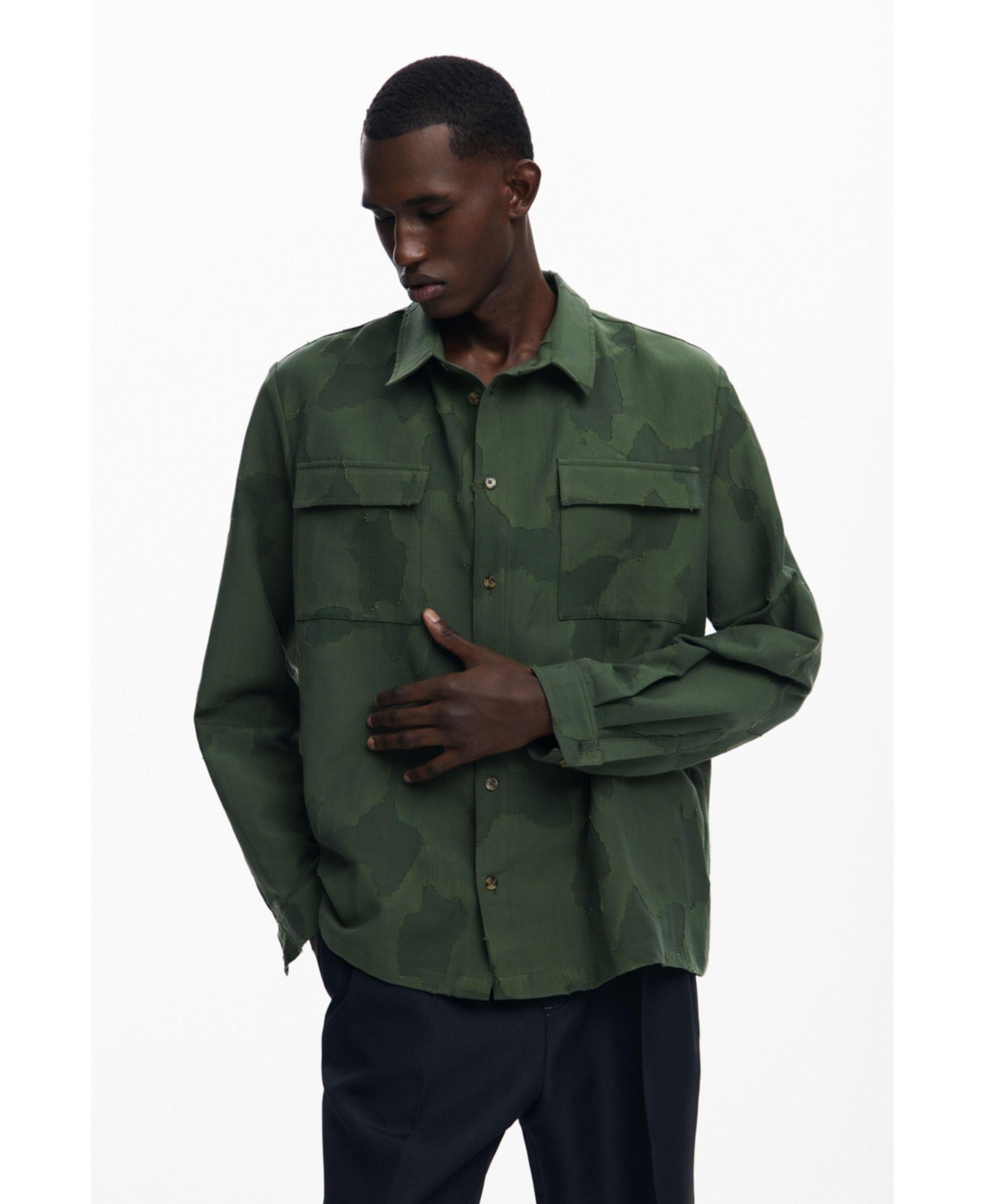 Men's Tactical shirt - Military green