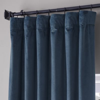 Signature Plush Velvet Hotel Blackout Curtain