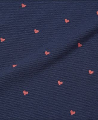 Girls Short Sleeve Ribbed Knit Tee